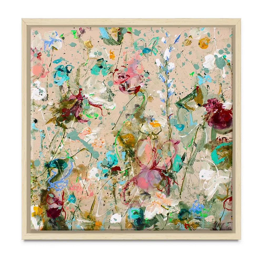 Flower Feeling Oversized Canvas Print Flower Feeling Oversized Canvas Print wall art product Art Print Shop