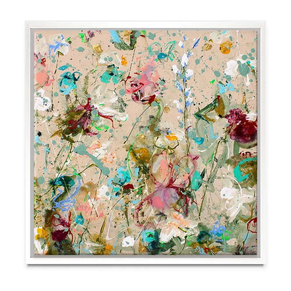 Flower Feeling Oversized Canvas Print Flower Feeling Oversized Canvas Print wall art product Art Print Shop