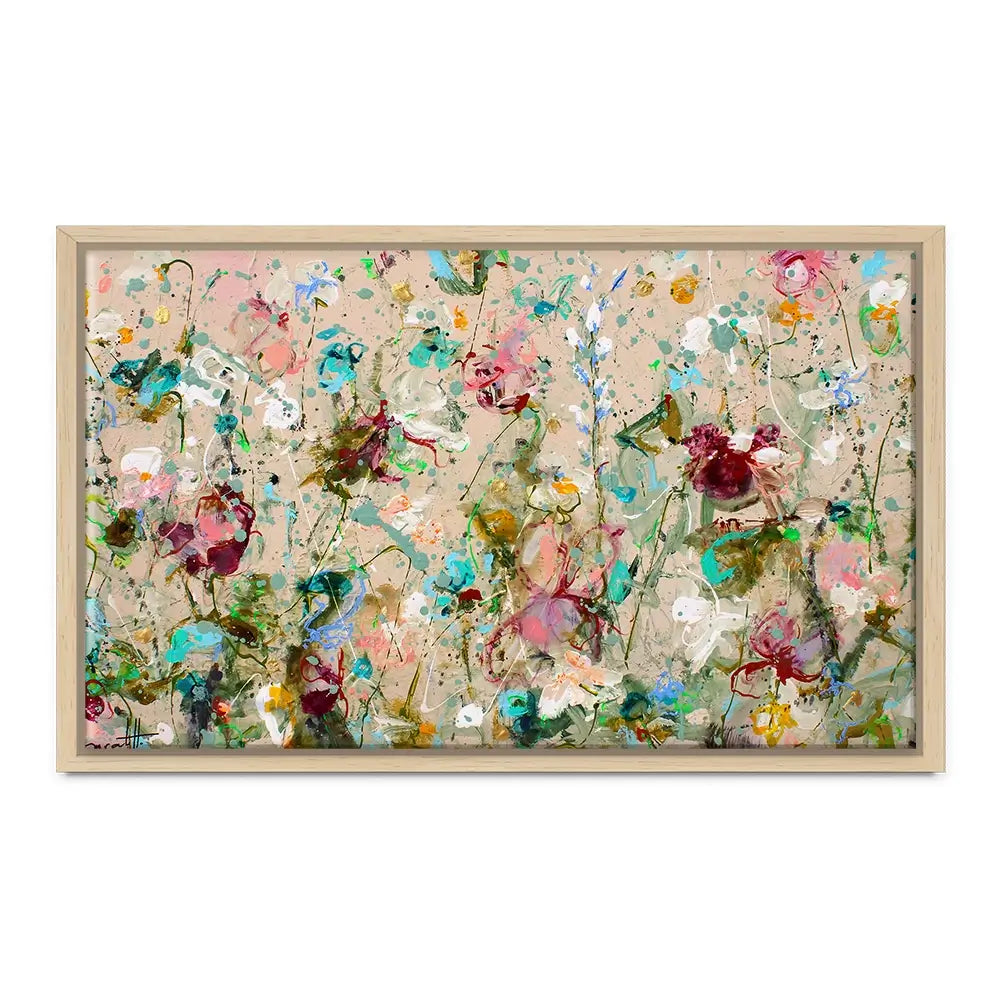 Flower Feeling Oversized Canvas Print Flower Feeling Oversized Canvas Print wall art product Art Print Shop