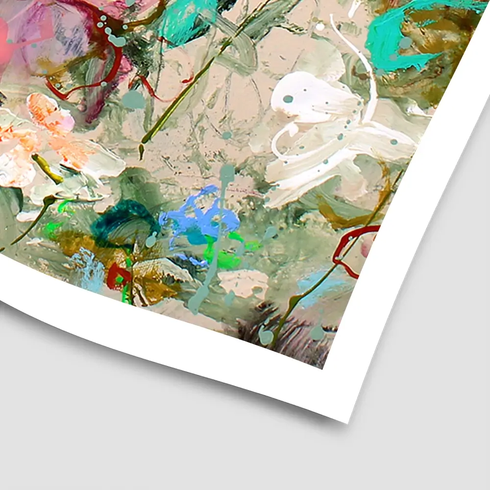 Flower Feeling Square Art Print Flower Feeling Square Art Print wall art product Art Print Shop