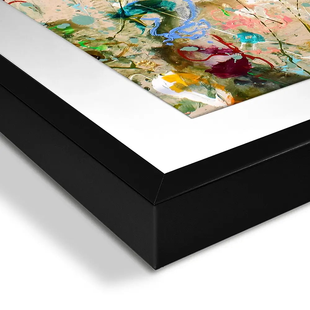 Flower Feeling Square Framed Art Print Flower Feeling Square Framed Art Print wall art product Art Print Shop