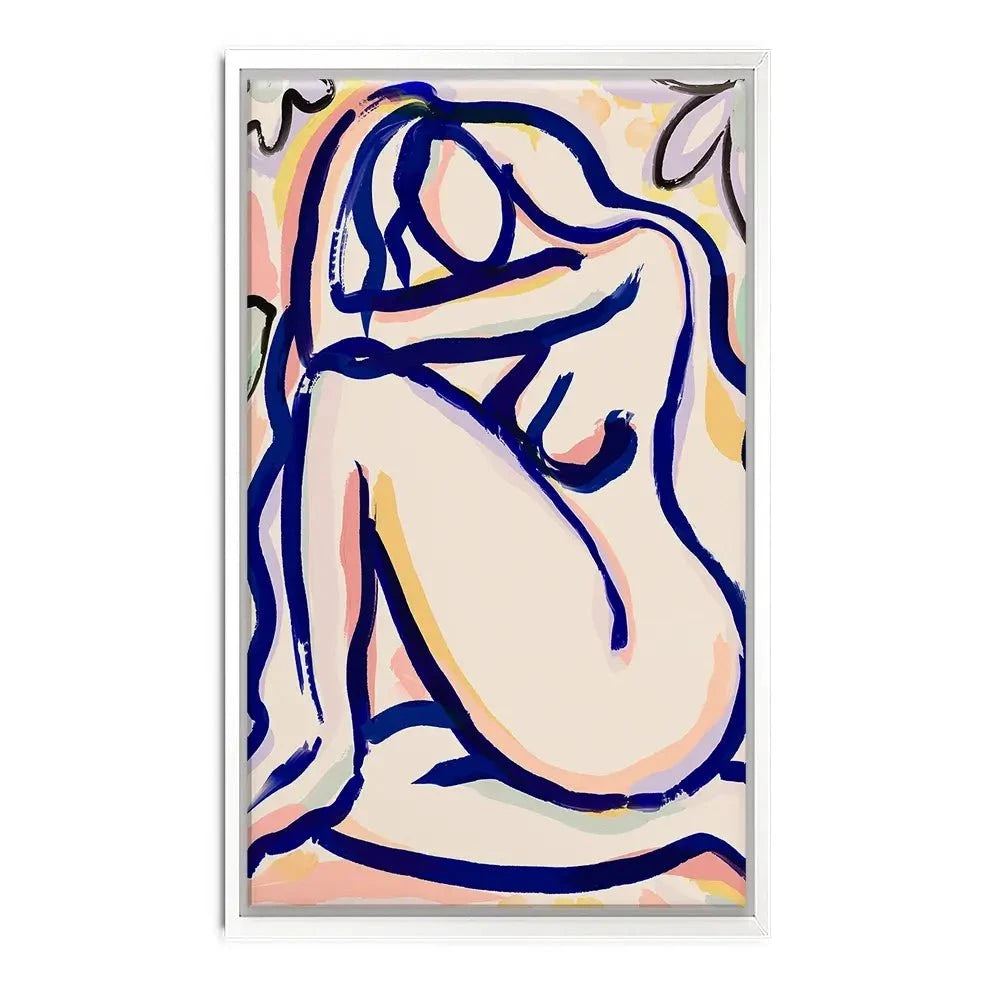 Flower Garden Lady Canvas Print Flower Garden Lady Canvas Print wall art product Treechild
