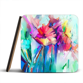 Flower Power Coaster Set Flower Power Coaster Set wall art product Art Print Shop
