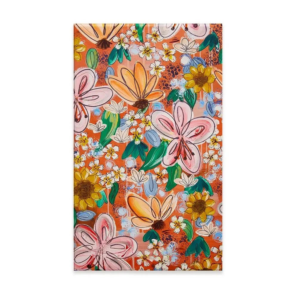 Flower Power Orange Canvas Print Flower Power Orange Canvas Print wall art product Elizabeth White