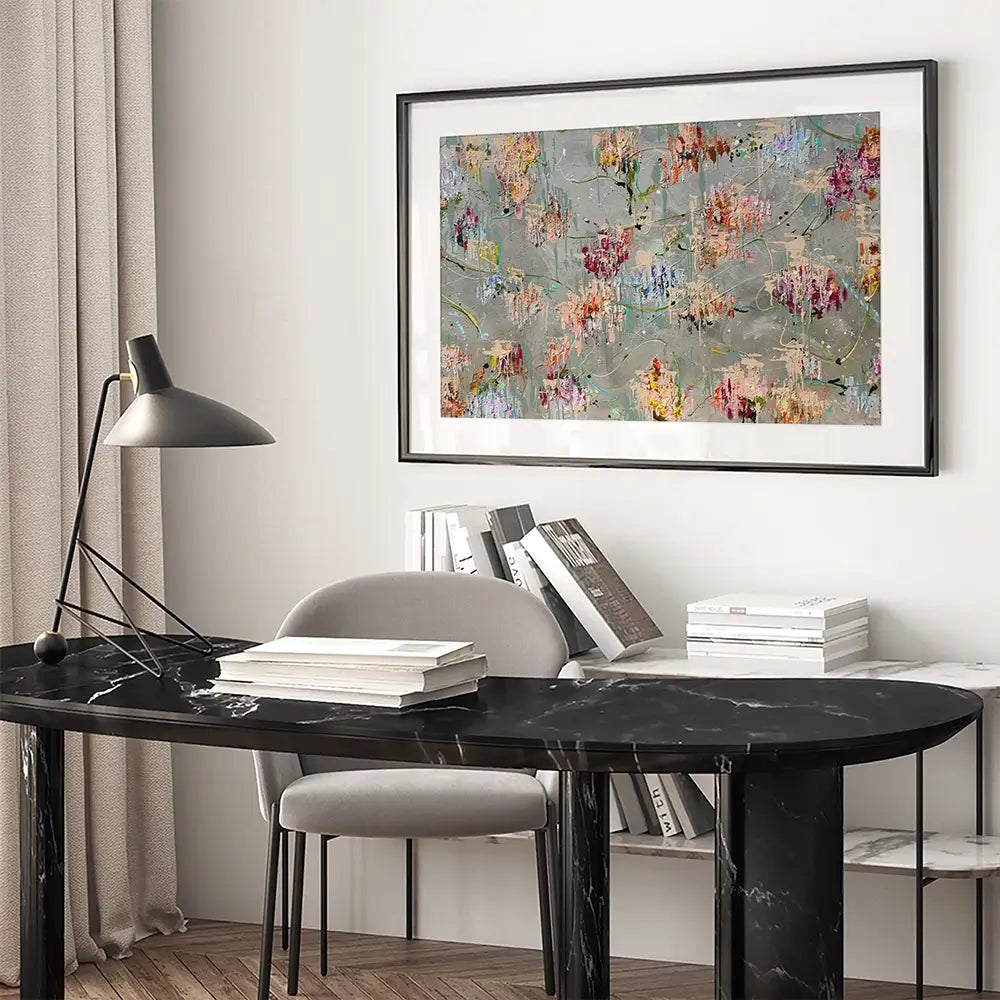 Flower Reflection Framed Art Print Flower Reflection Framed Art Print wall art product Studio Paint-ING