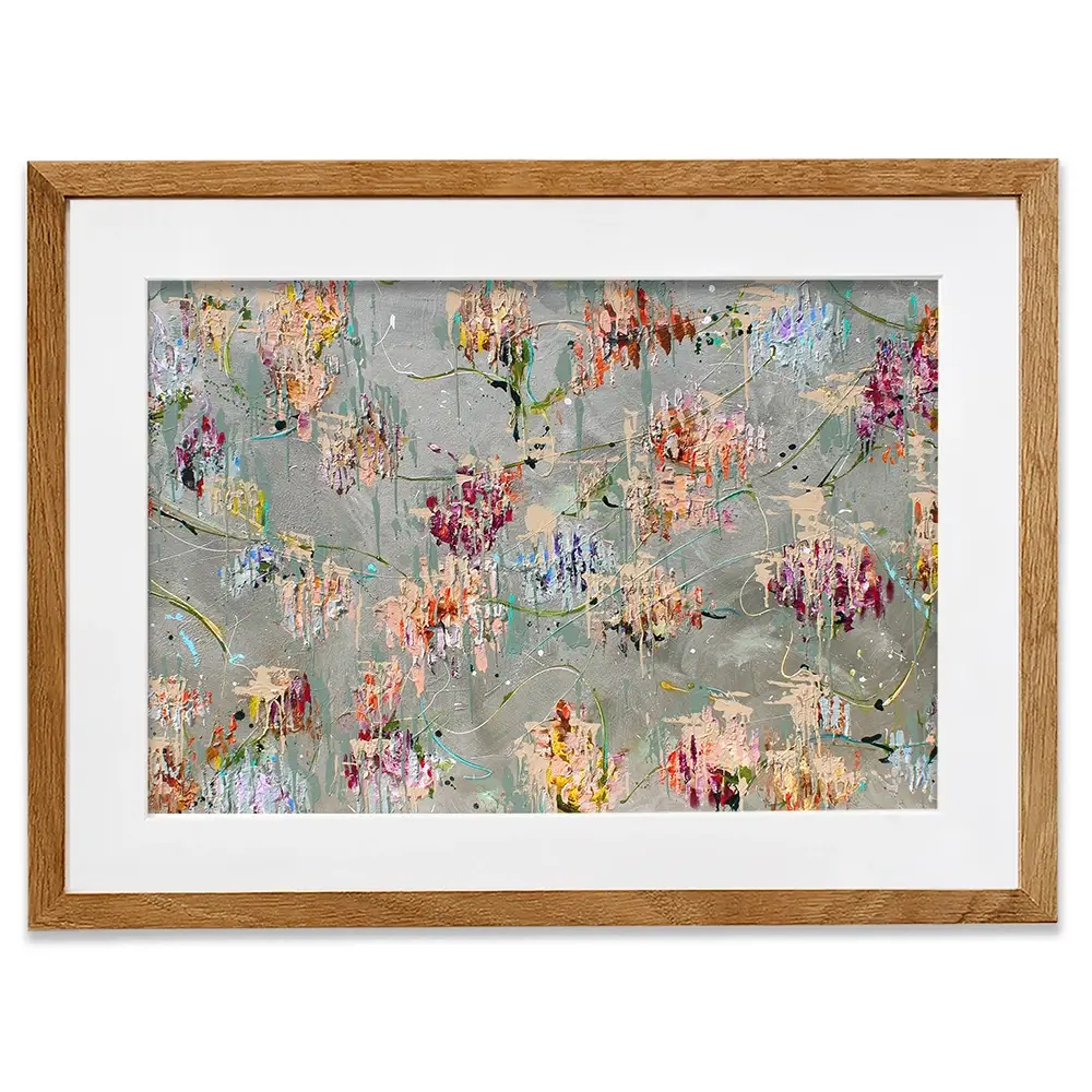 Flower Reflection Framed Art Print Flower Reflection Framed Art Print wall art product Studio Paint-ING