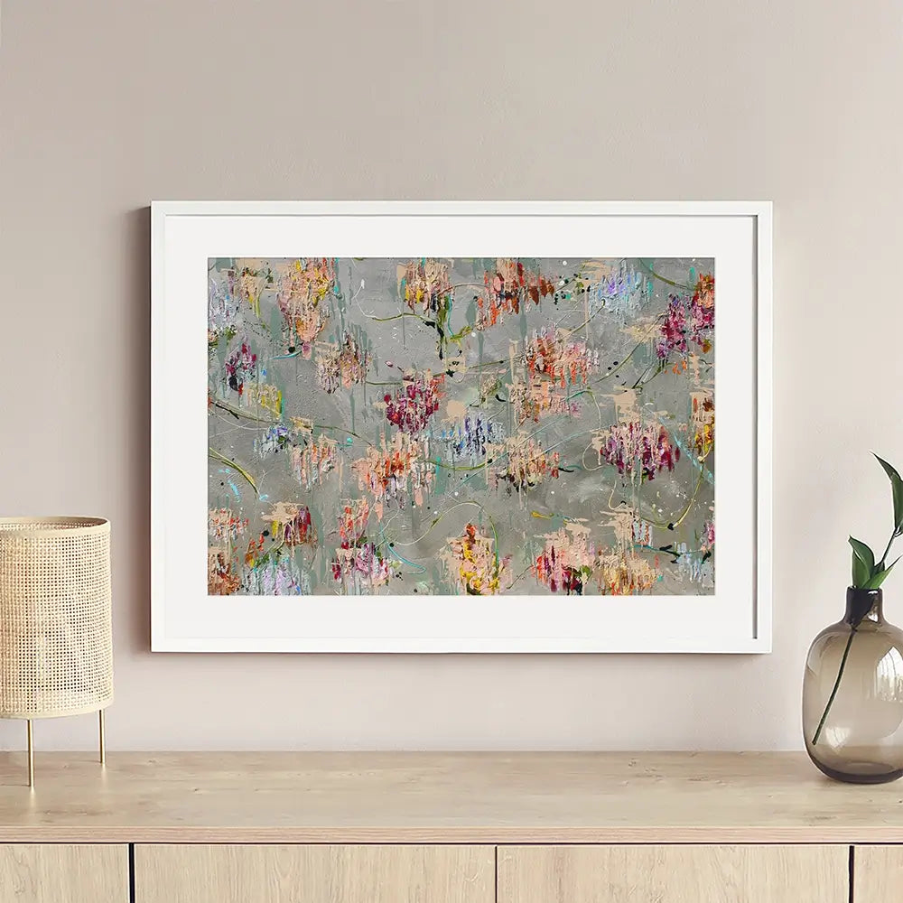 Flower Reflection Framed Art Print Flower Reflection Framed Art Print wall art product Studio Paint-ING