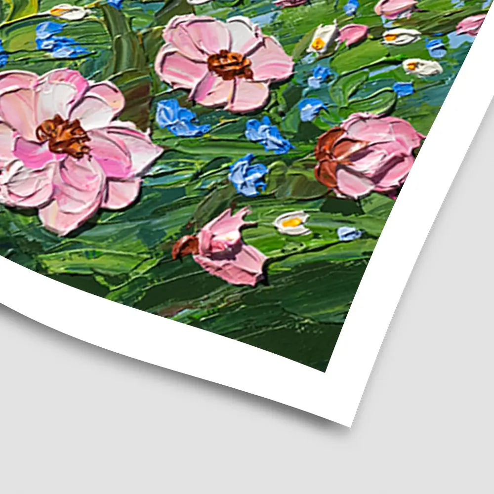 Flowers After The Rain Art Print Flowers After The Rain Art Print wall art product Olga Tkachyk
