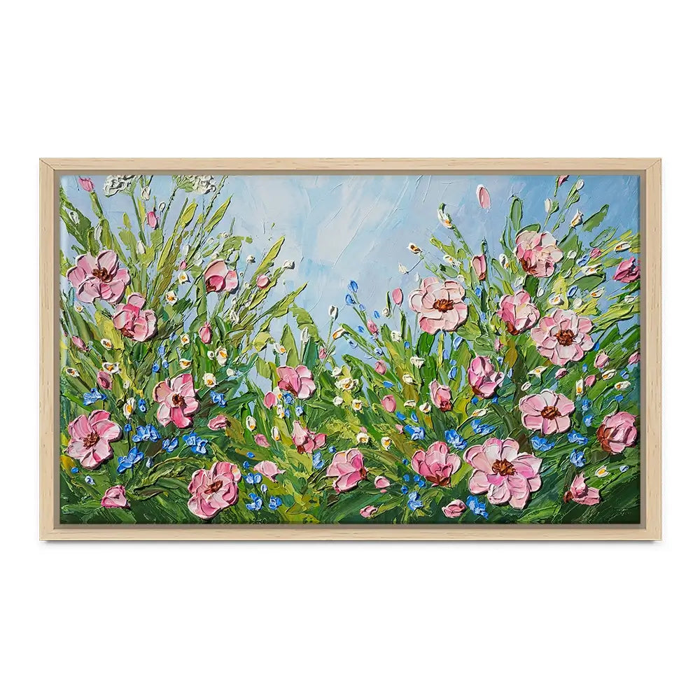 Flowers After The Rain Canvas Print Flowers After The Rain Canvas Print wall art product Olga Tkachyk