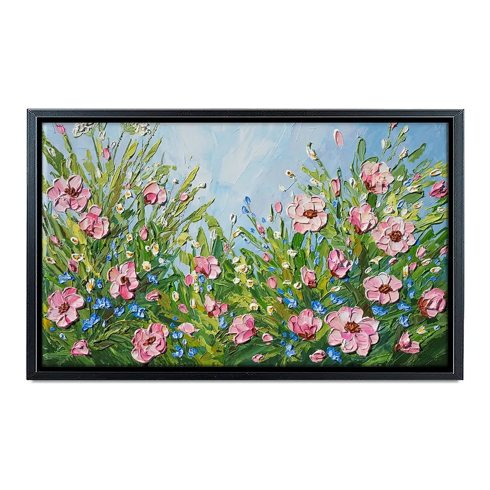 Flowers After The Rain Canvas Print Flowers After The Rain Canvas Print wall art product Olga Tkachyk