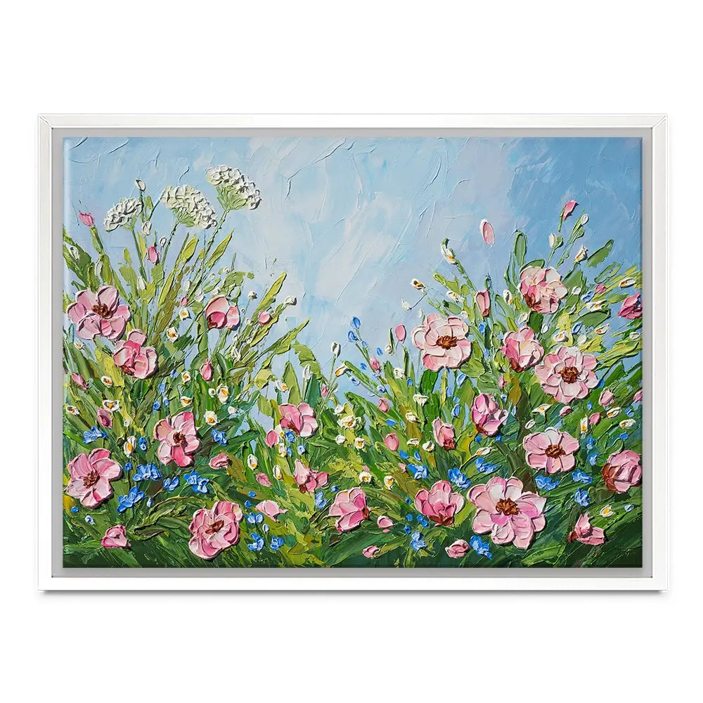 Flowers After The Rain Canvas Print Flowers After The Rain Canvas Print wall art product Olga Tkachyk