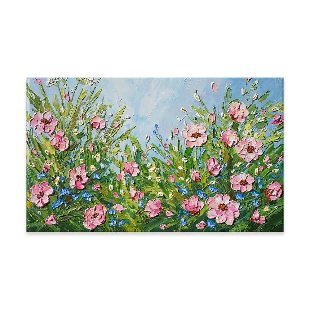 Flowers After The Rain Canvas Print Flowers After The Rain Canvas Print wall art product Olga Tkachyk