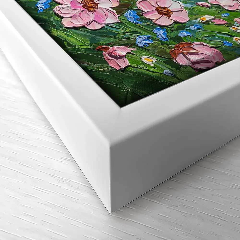 Flowers After The Rain Canvas Print Flowers After The Rain Canvas Print wall art product Olga Tkachyk