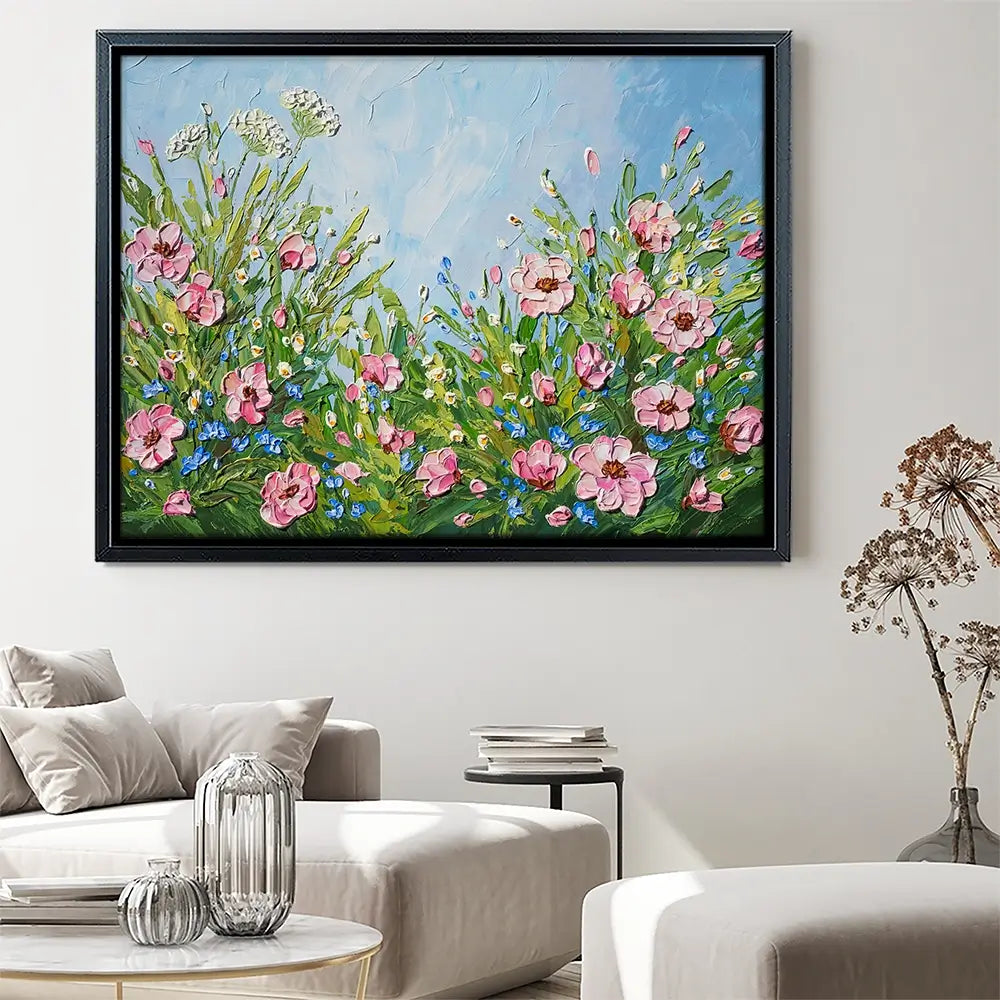 Flowers After The Rain Canvas Print Flowers After The Rain Canvas Print wall art product Olga Tkachyk