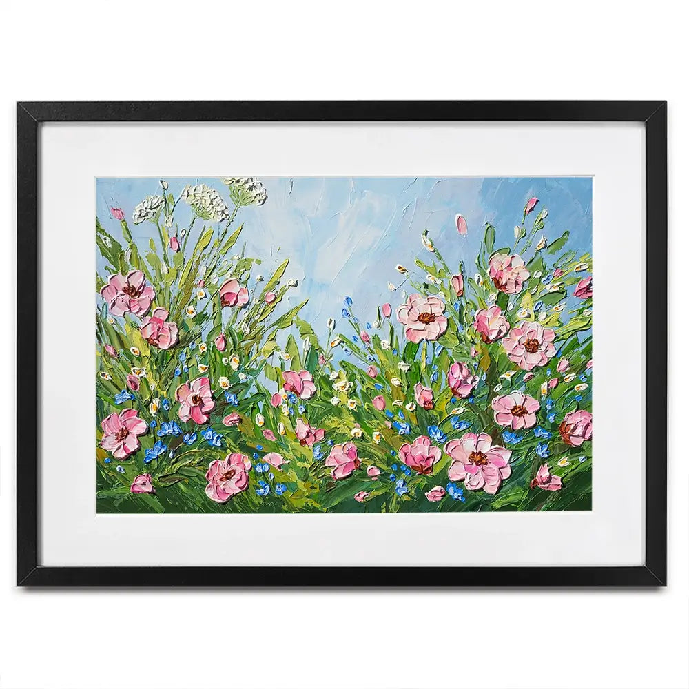 Flowers After The Rain Framed Art Print Flowers After The Rain Framed Art Print wall art product Olga Tkachyk