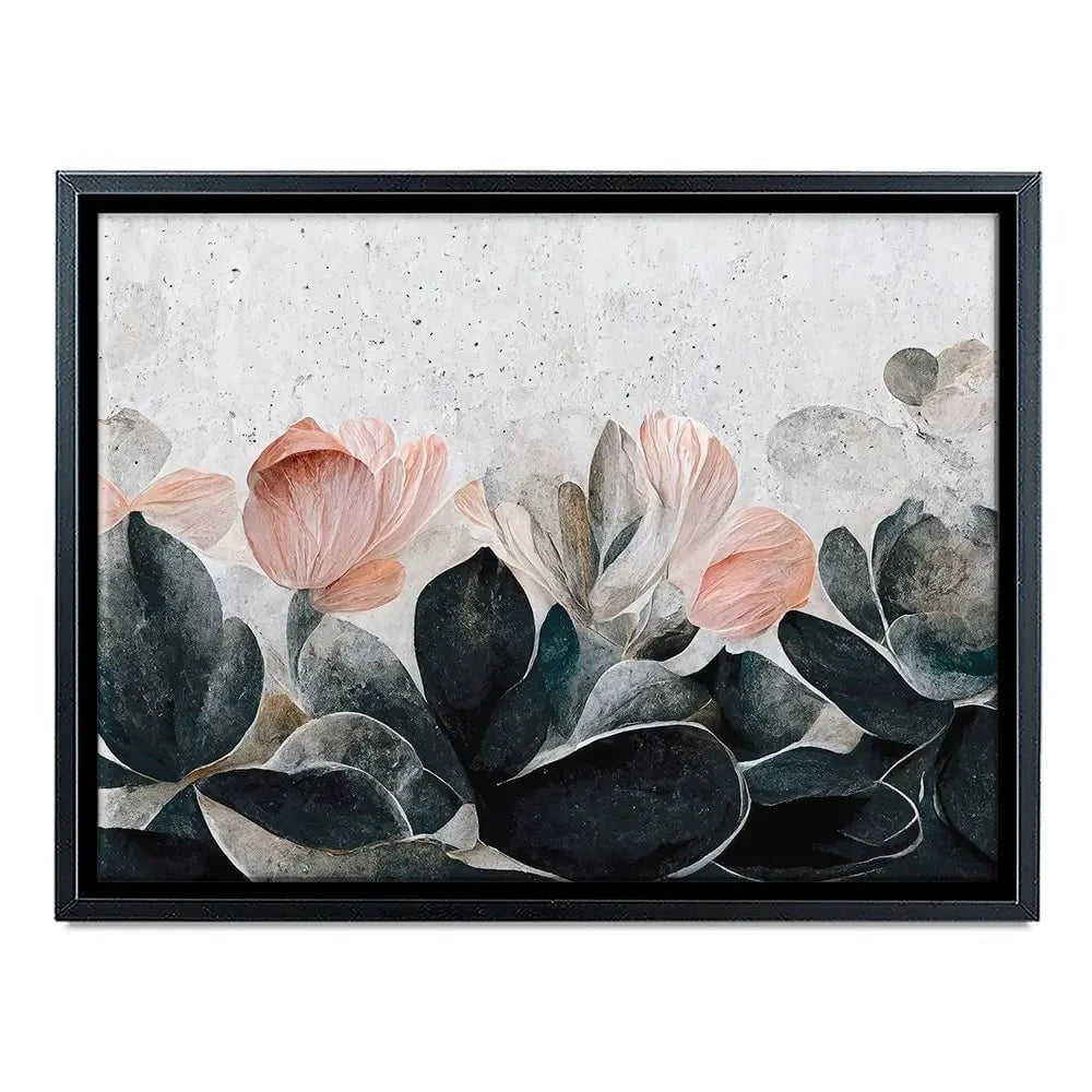 Flowers And Concrete Canvas Print Flowers And Concrete Canvas Print wall art product Treechild