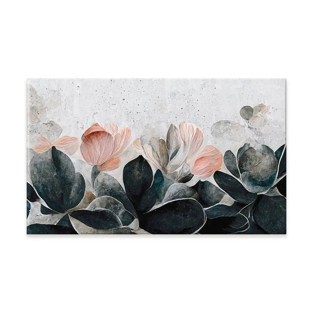 Flowers And Concrete Canvas Print Flowers And Concrete Canvas Print wall art product Treechild