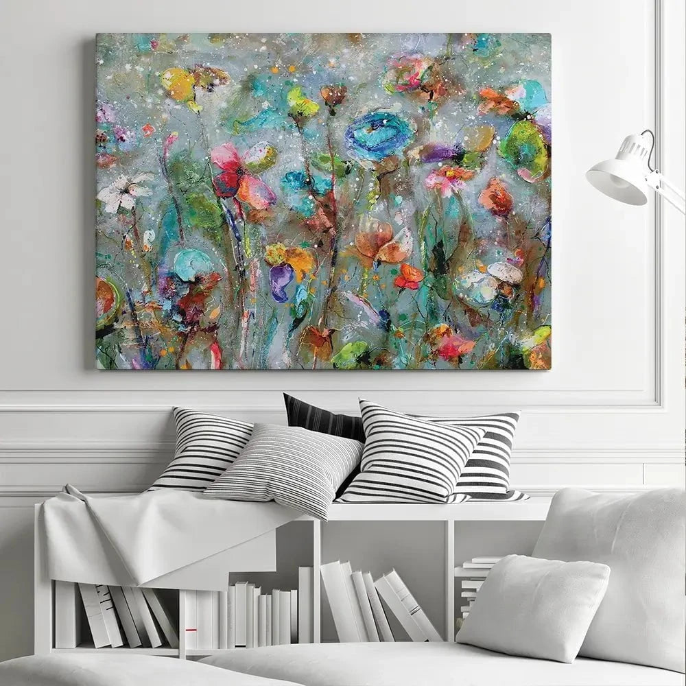 Flowers By Dawn Canvas Print Flowers By Dawn Canvas Print wall art product Studio Paint-Ing