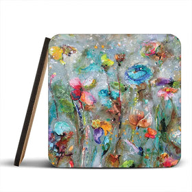 Flowers By Dawn Coaster Set Rainbow Soul Tree Coaster Set | Rainbow Soul Tree Art Coasters wall art product Studio Paint-Ing