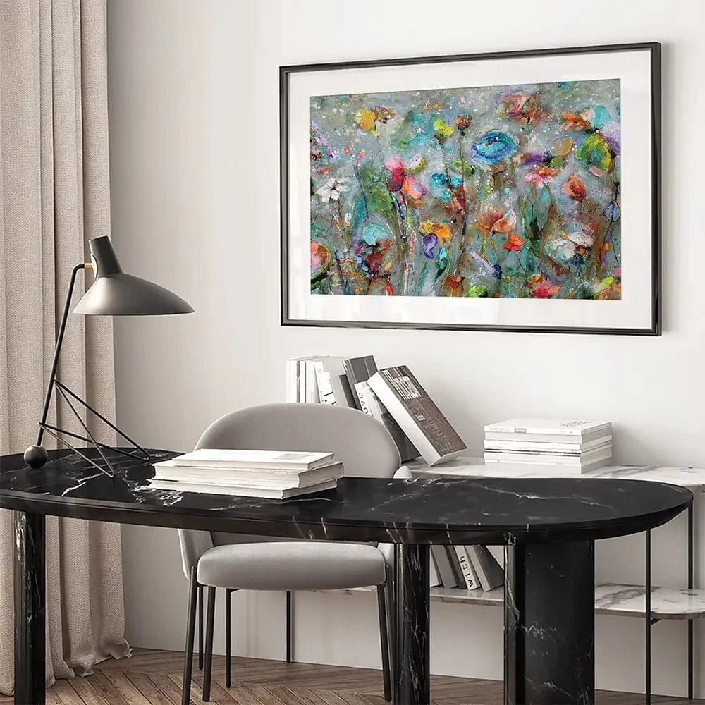 Flowers By Dawn Framed Art Print Flowers By Dawn Framed Art Print wall art product Studio Paint-Ing