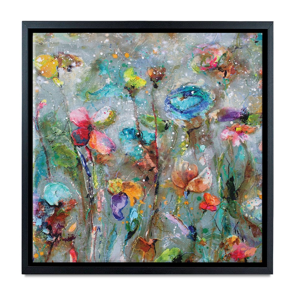 Flowers By Dawn Square Canvas Print wall art product Studio Paint-Ing