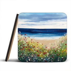 Flowers By The Water Coaster Set Flowers By The Water Coaster Set wall art product Laure Bury