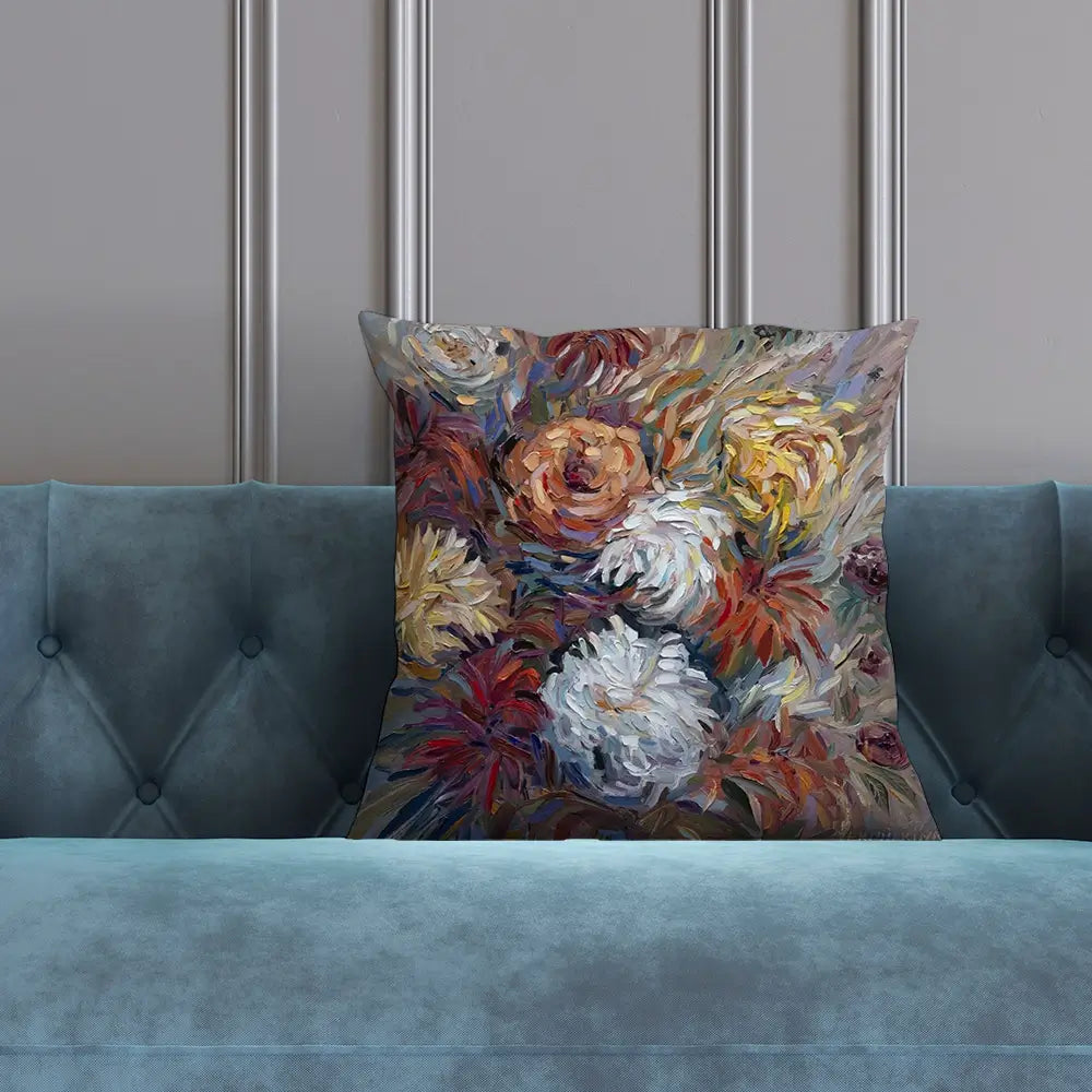 Flowers Cushion Flowers Cushion wall art product Ekaterina Ermilkina