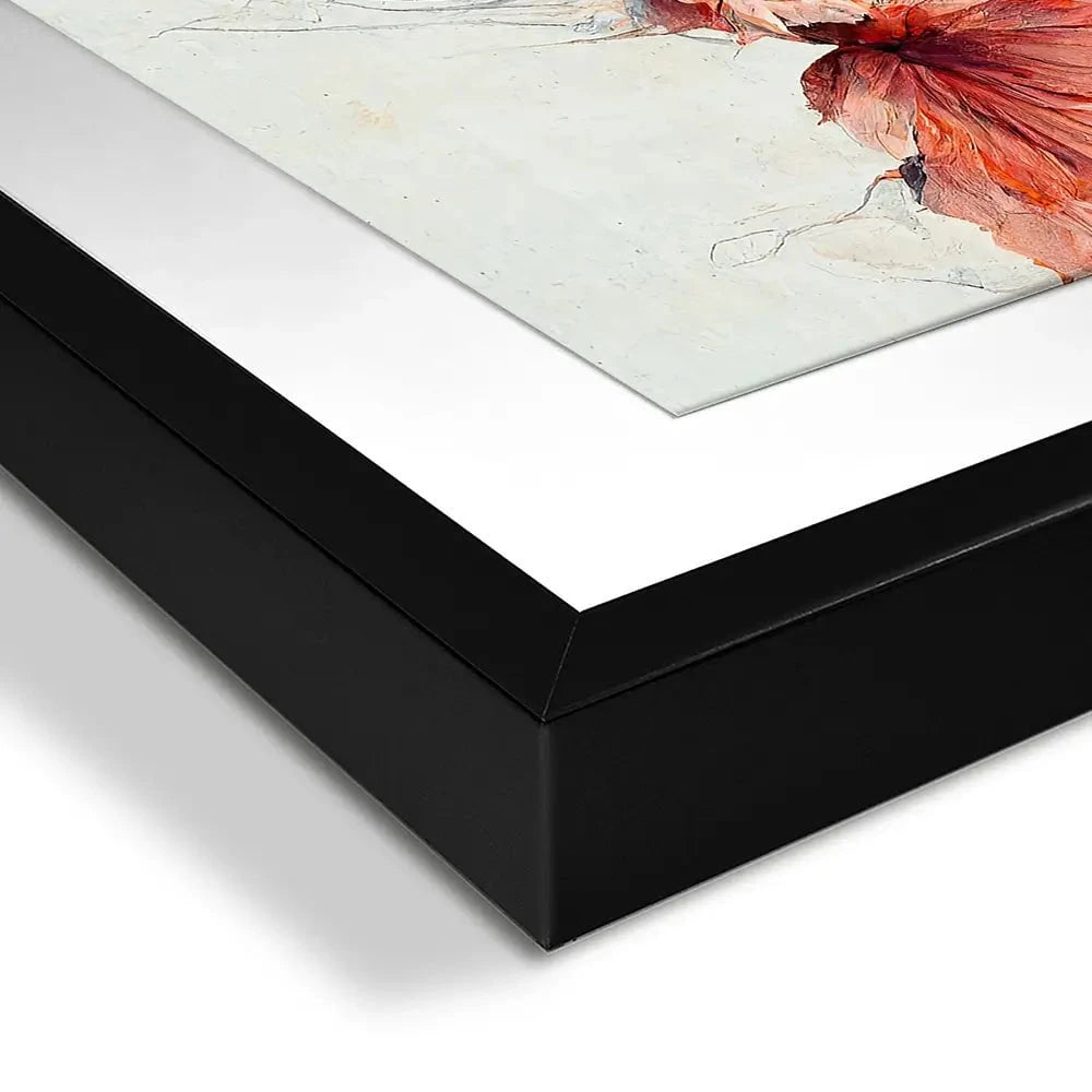 Flowers In A Row Framed Art Print Flowers In A Row Framed Art Print wall art product Treechild