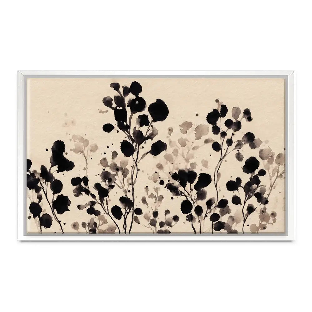 Flowers Of Ink Canvas Print Flowers Of Ink Canvas Print wall art product Petals Prints Design - Independent