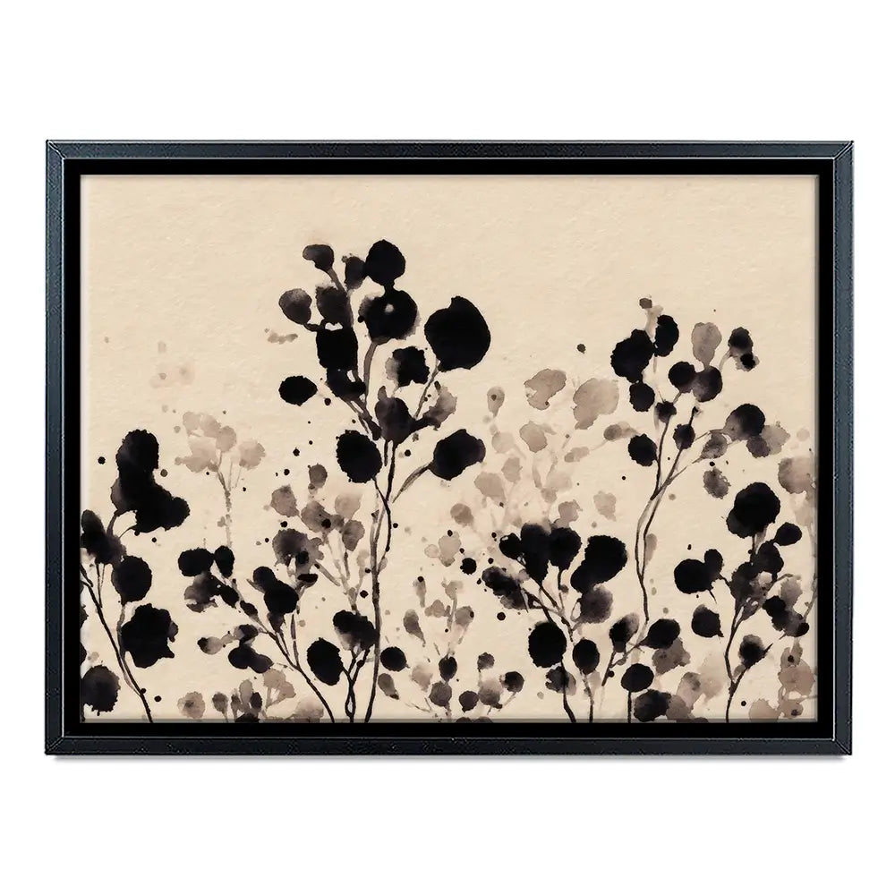 Flowers Of Ink Canvas Print Flowers Of Ink Canvas Print wall art product Petals Prints Design - Independent