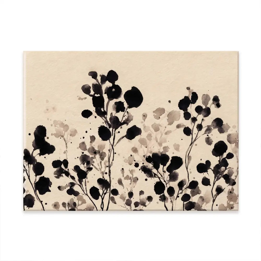 Flowers Of Ink Canvas Print Flowers Of Ink Canvas Print wall art product Petals Prints Design - Independent