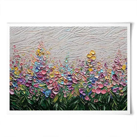 Flowers Of The Rainbow Art Print Flowers Of The Rainbow Art Print wall art product Nada Khatib