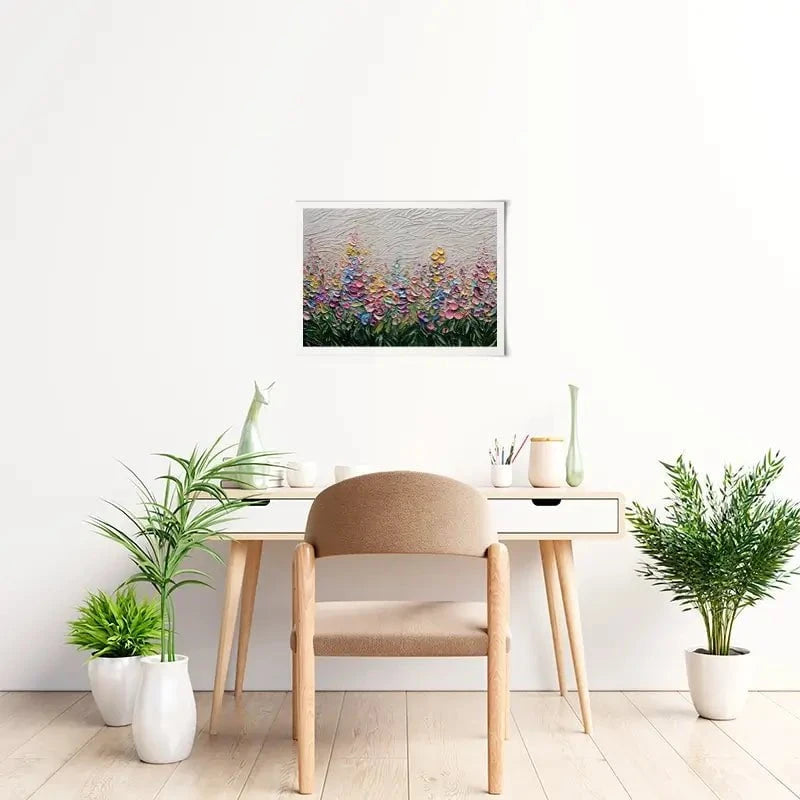 Flowers Of The Rainbow Art Print Flowers Of The Rainbow Art Print wall art product Nada Khatib