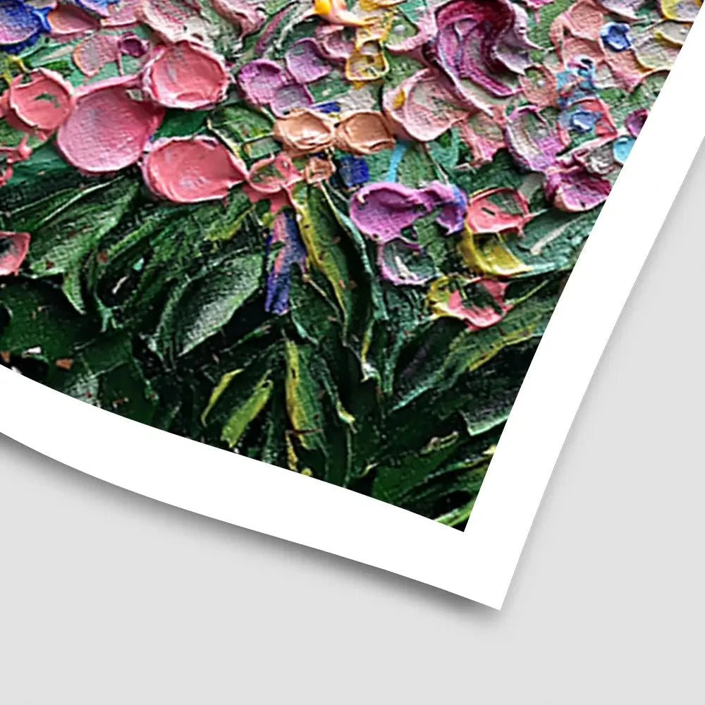 Flowers Of The Rainbow Art Print Flowers Of The Rainbow Art Print wall art product Nada Khatib