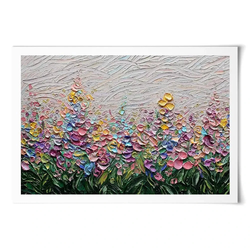 Flowers Of The Rainbow Art Print Flowers Of The Rainbow Art Print wall art product Nada Khatib