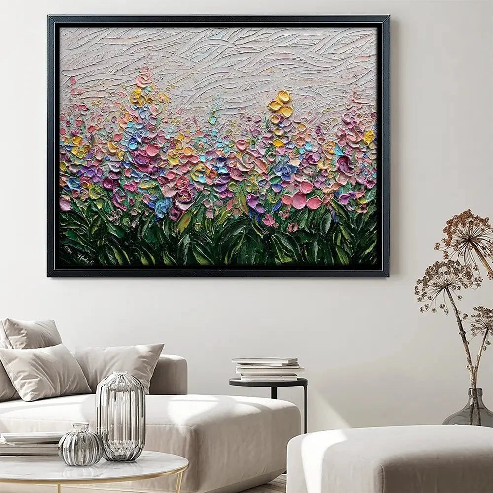 Flowers Of The Rainbow Canvas Print Flowers Of The Rainbow Canvas Print wall art product Nada Khatib