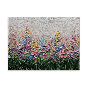 Flowers Of The Rainbow Canvas Print Flowers Of The Rainbow Canvas Print wall art product Nada Khatib