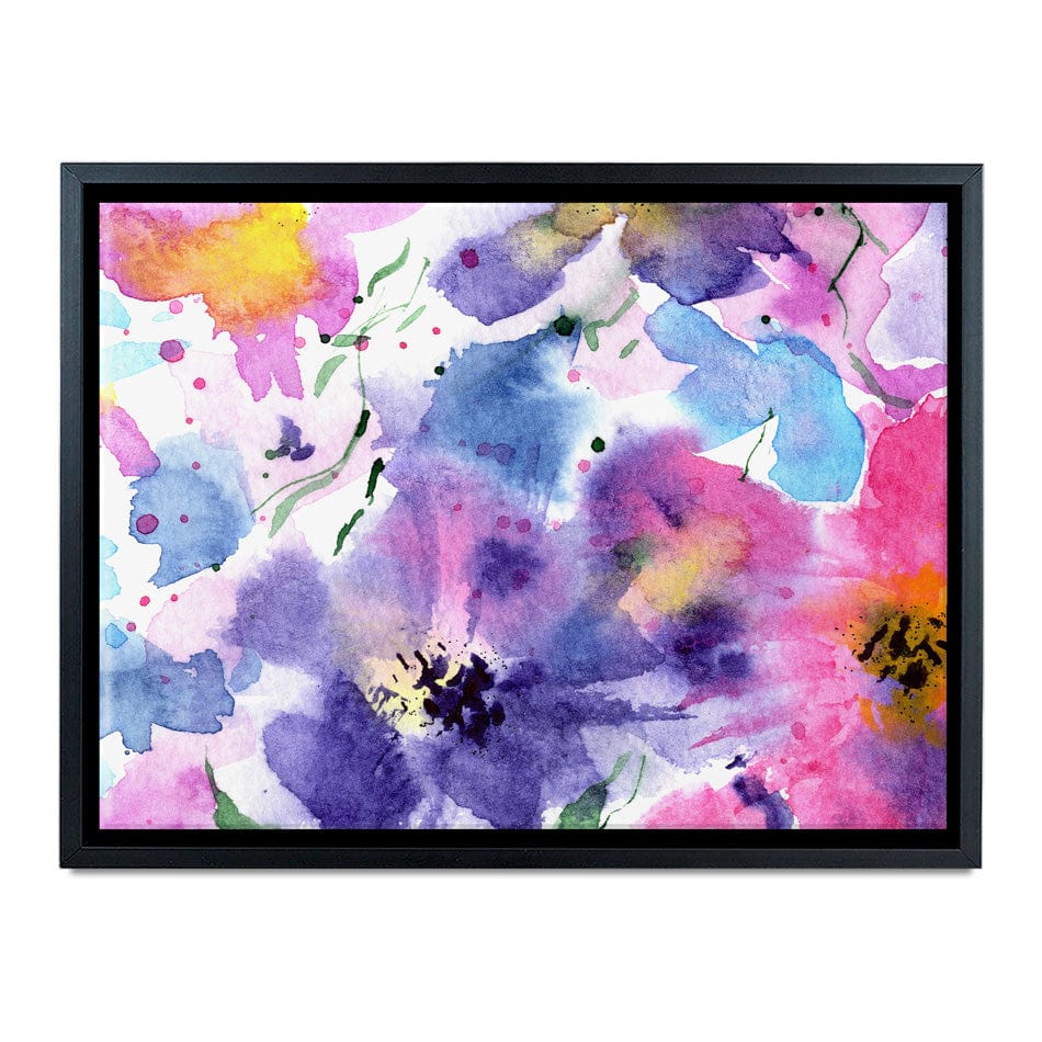 Flowers Painted In Watercolour Canvas Print wall art product Katerina Izotova Art Lab / Shutterstock