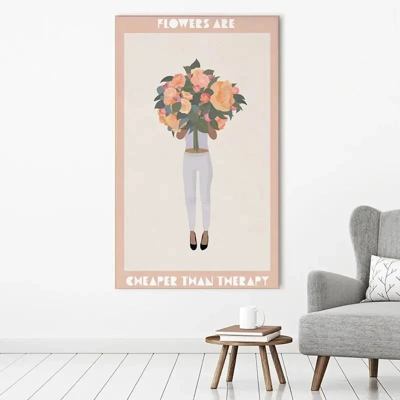 Flowers Pick Me Up Canvas Print Flowers Pick Me Up Canvas Print wall art product Sarah Manovski