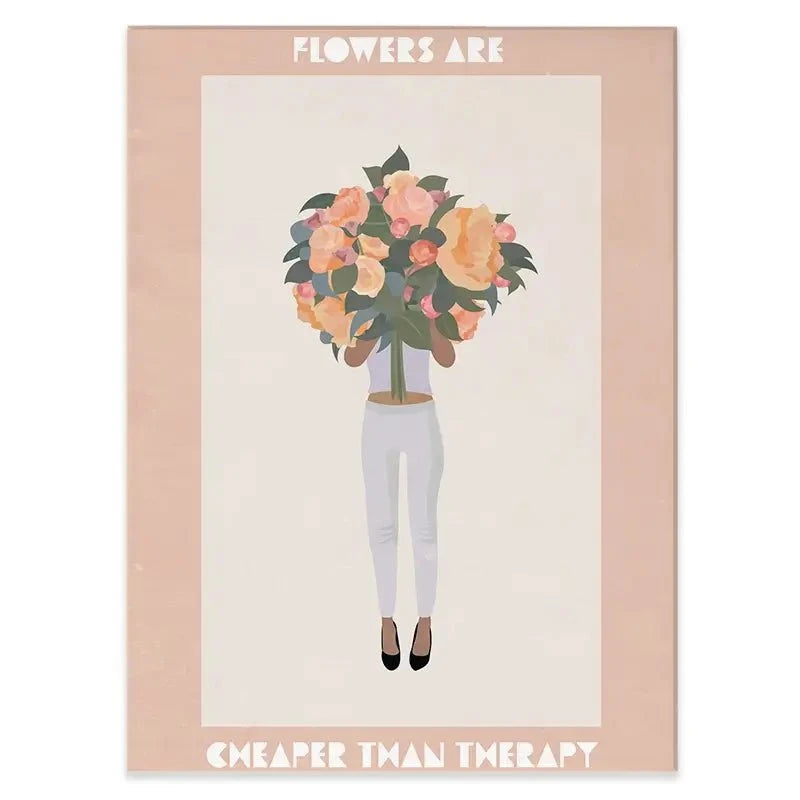 Flowers Pick Me Up Canvas Print Flowers Pick Me Up Canvas Print wall art product Sarah Manovski