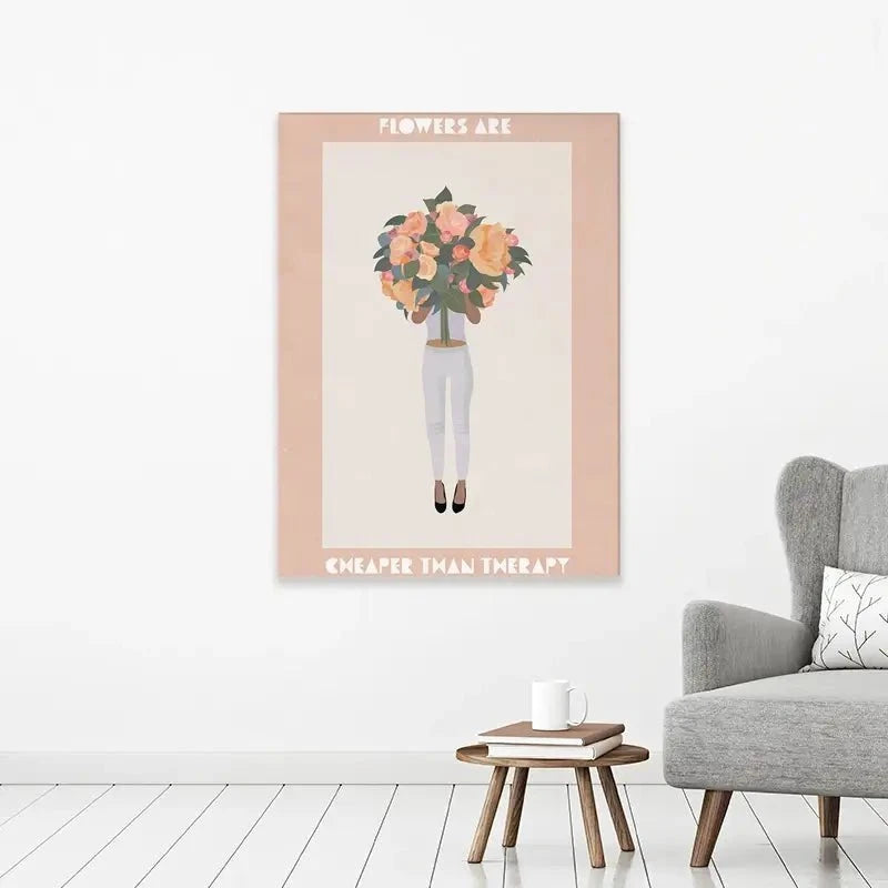 Flowers Pick Me Up Canvas Print Flowers Pick Me Up Canvas Print wall art product Sarah Manovski
