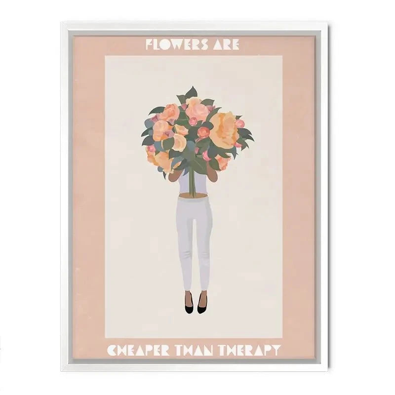 Flowers Pick Me Up Canvas Print Flowers Pick Me Up Canvas Print wall art product Sarah Manovski