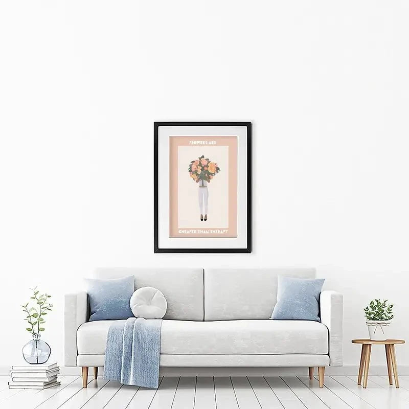 Flowers Pick Me Up Framed Art Print Flowers Pick Me Up Framed Art Print wall art product Sarah Manovski