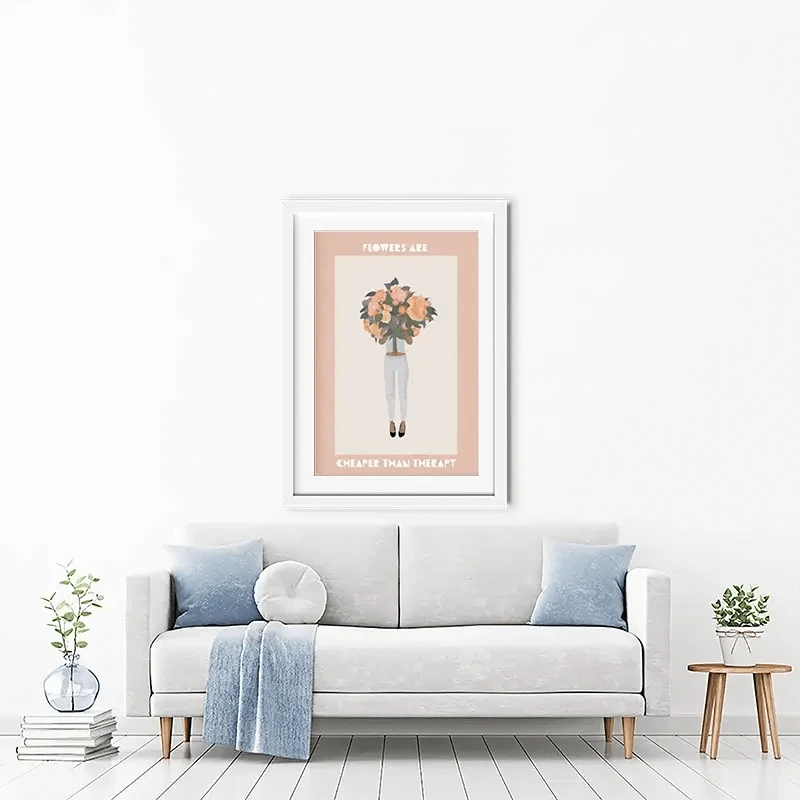 Flowers Pick Me Up Framed Art Print Flowers Pick Me Up Framed Art Print wall art product Sarah Manovski