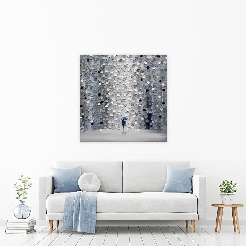 Foggy Rain Canvas Print Foggy Rain Canvas Print wall art product Ekaterina Ermilkina