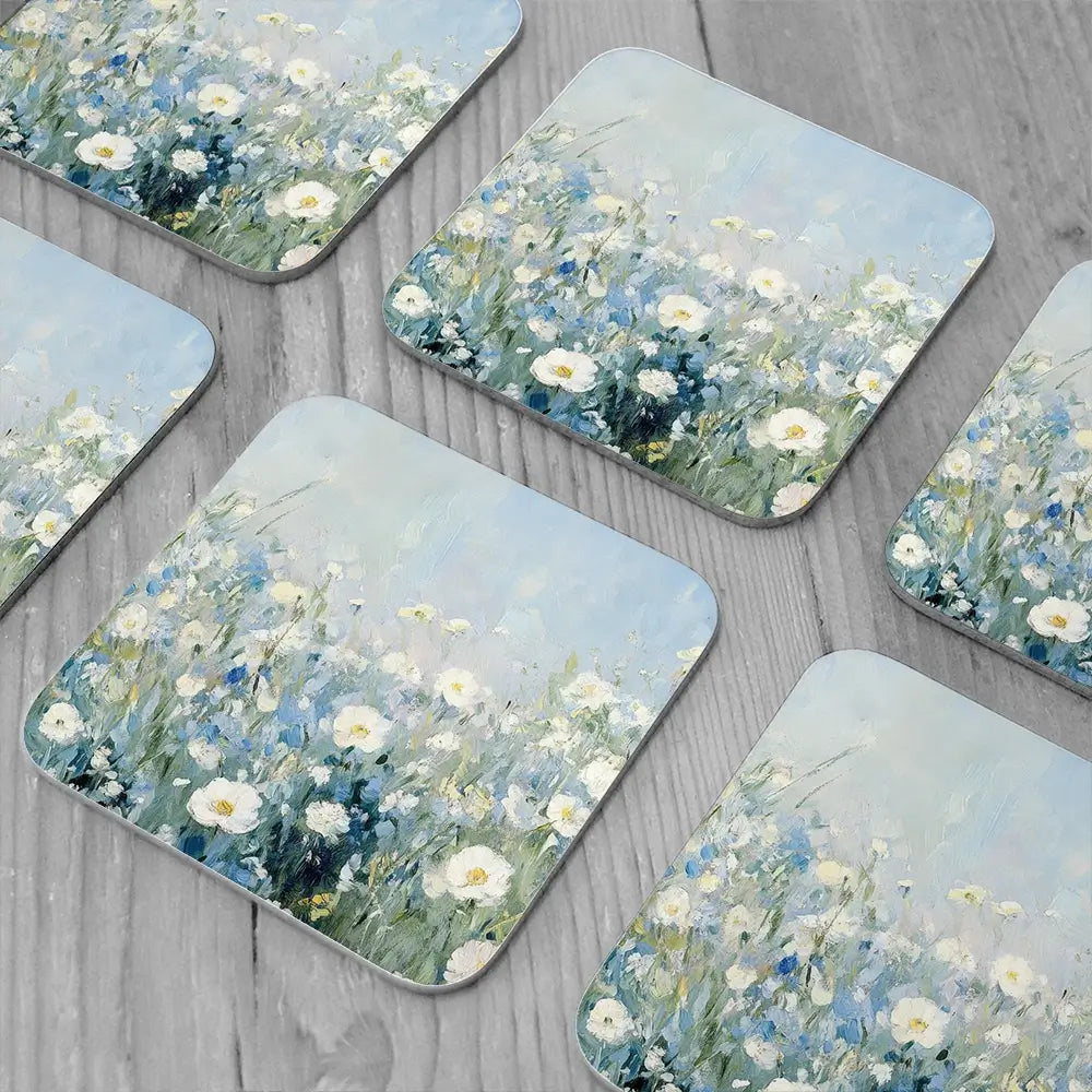Foliage Dream Coaster Set Foliage Dream Coaster Set wall art product Petals Prints Design - Independent