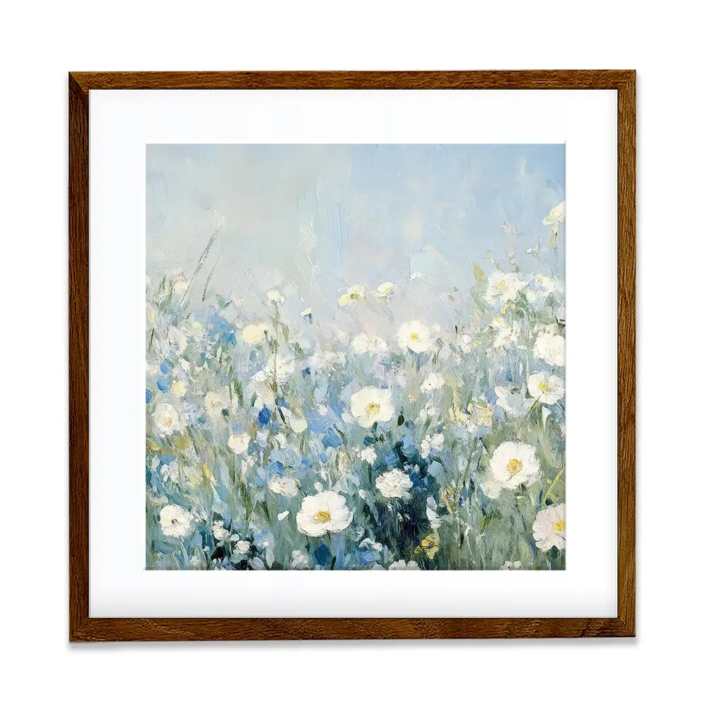 Foliage Dream Square Framed Art Print Foliage Dream Square Framed Art Print wall art product Petals Prints Design - Independent