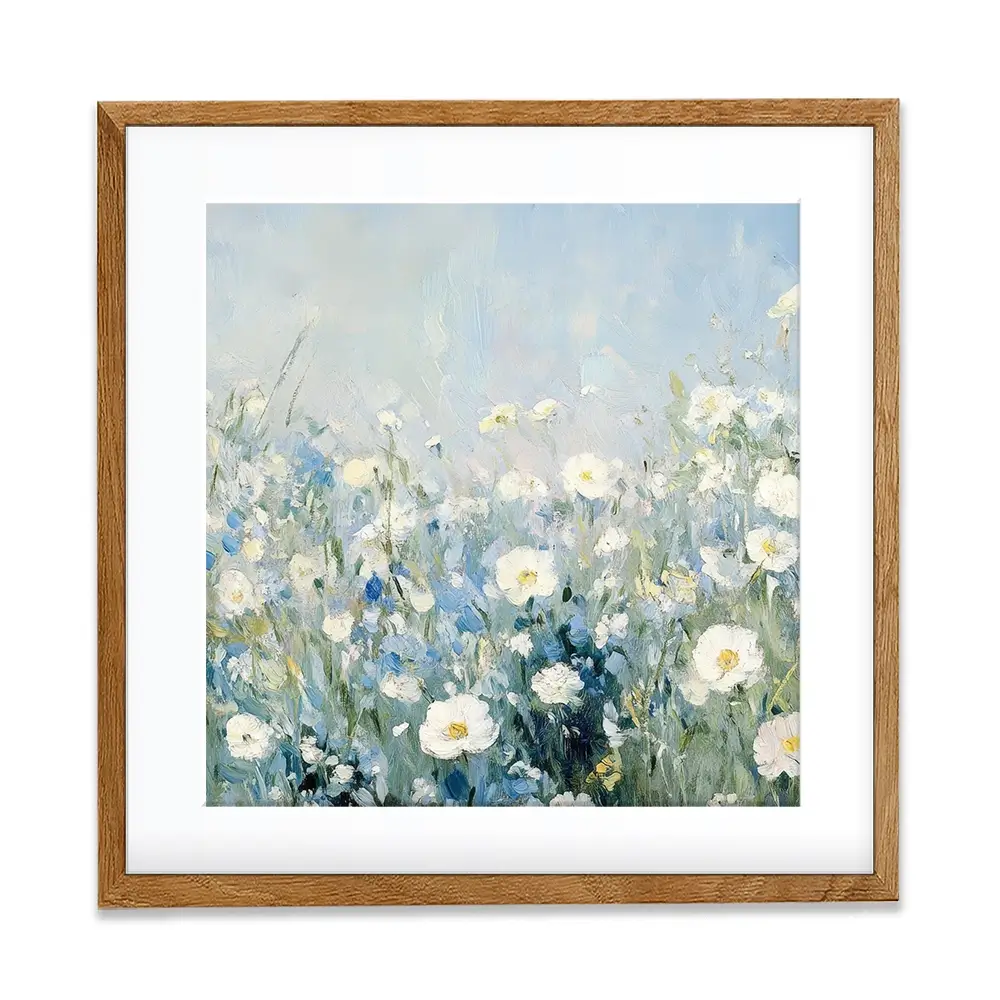 Foliage Dream Square Framed Art Print Foliage Dream Square Framed Art Print wall art product Petals Prints Design - Independent