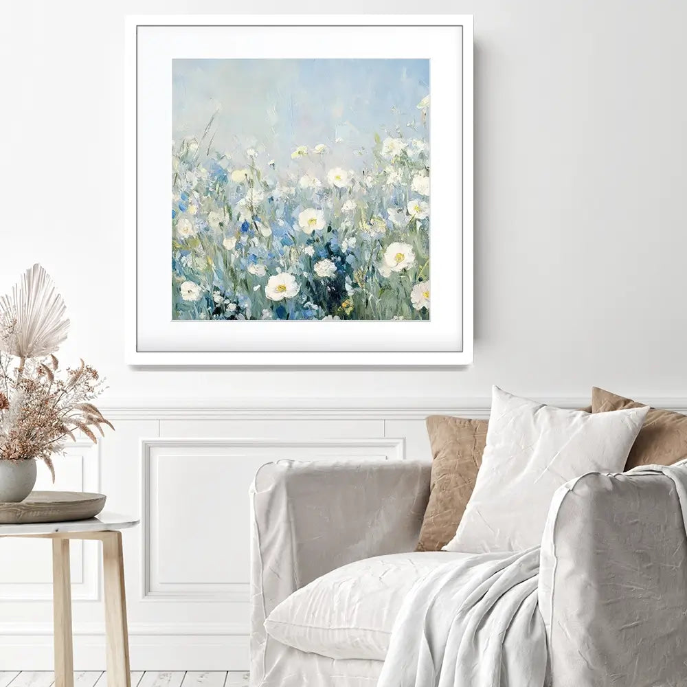 Foliage Dream Square Framed Art Print Foliage Dream Square Framed Art Print wall art product Petals Prints Design - Independent