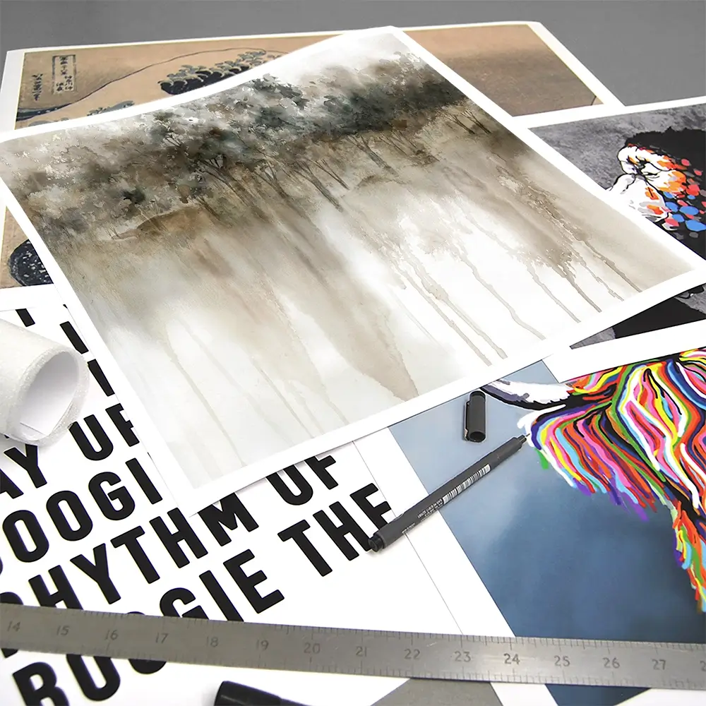 Forest Edge Square Art Print Forest Edge Square Art Print wall art product Carol Robinson